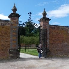 Gates south east of the Garden House, and gate piers