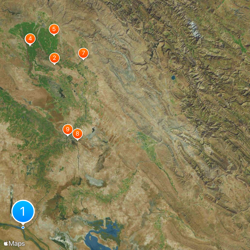 Río Karún Mapa
