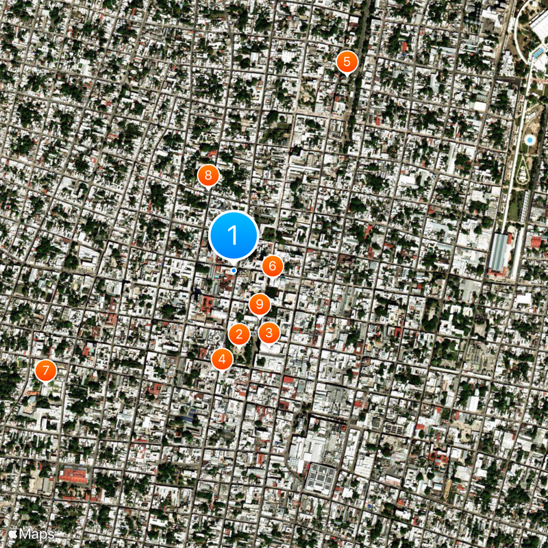 La Chaya Maya Map