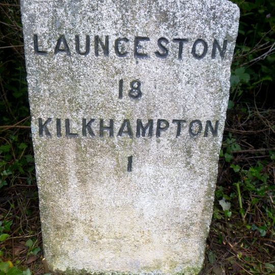 Milestone, just N of East Thorne Touring Park