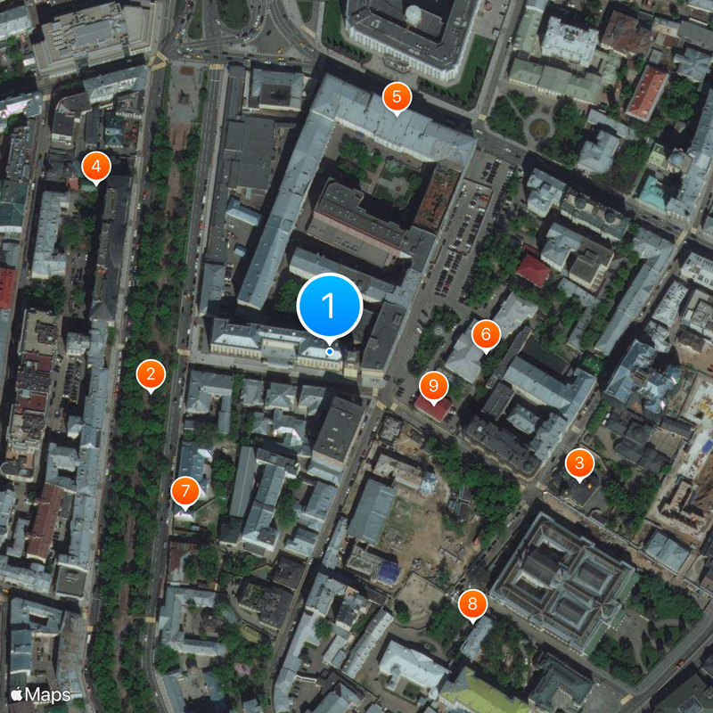 Main Military Medical Directorate Map