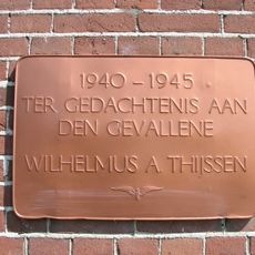 Plaquette in het NS-station