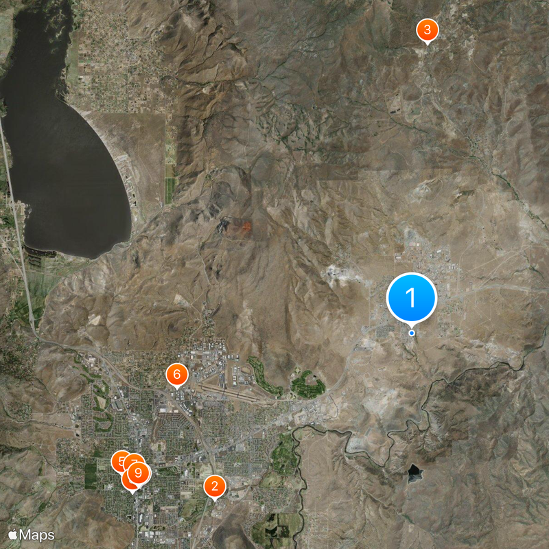 Sagebrush Ranch Map