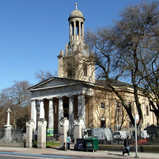 Wall And Piers Around West, North And East Sides Of St Mark's Churchyard