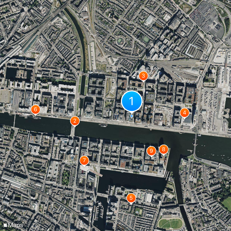 Central Bank of Ireland Map