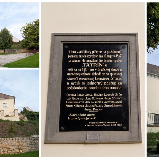 Fara, pamätný dom Tatrínu, fara pamätná