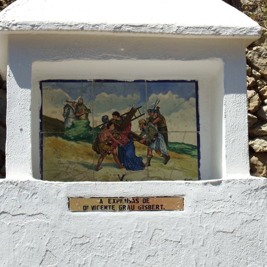 Estación V del Vía Crucis de Callosa de Ensarriá