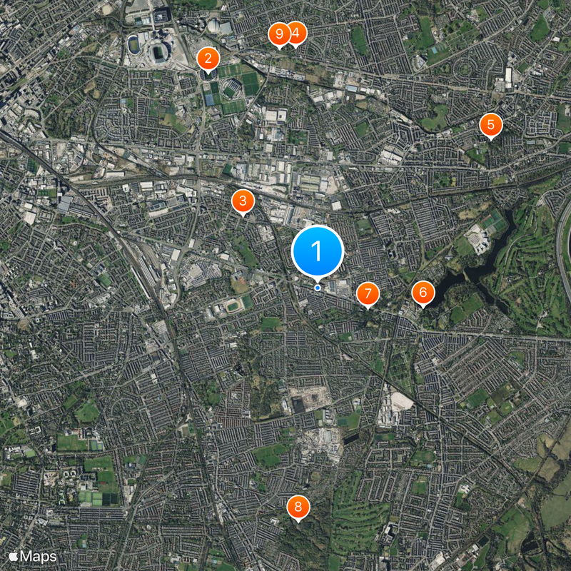 Gorton Map