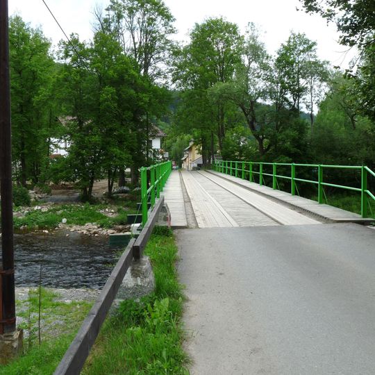 Most přes Otavu v Rejštejně