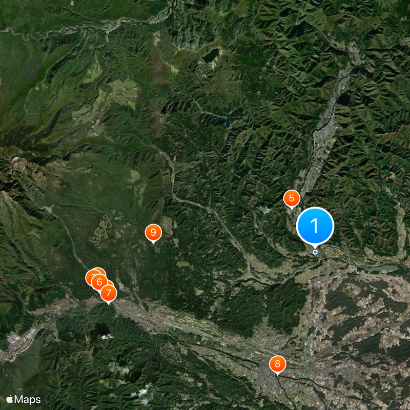 Western Village Mapa