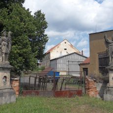 Socha svatého Floriána v Hradu Nečtiny