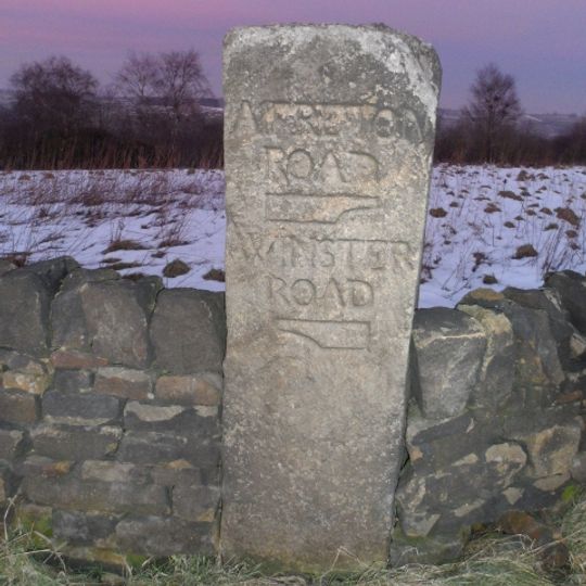 Guidestone, Jaggers Lane jct with Screetham Lane and Wirestone Lane