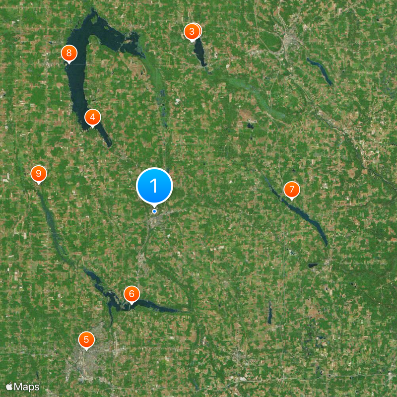 Thiel College Map