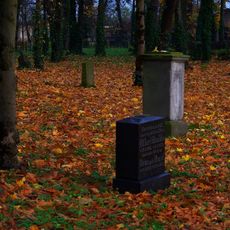 Cmentarz ewangelicki, ob. lapidarium rzeźby nagrobnej