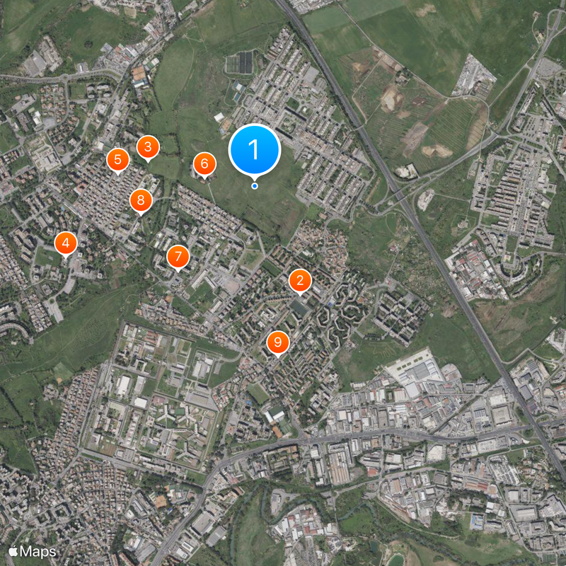 San Basilio Map
