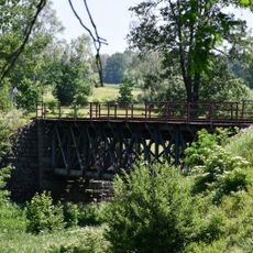 Železniční most přes Nežárku u Dolního Skrýchova