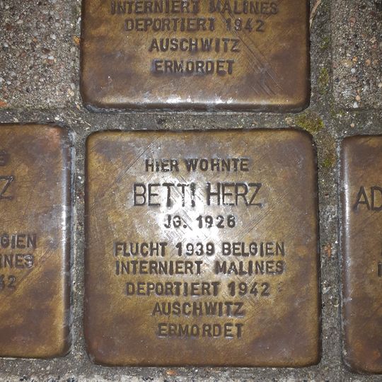 Stolperstein en memoria de Betti Herz