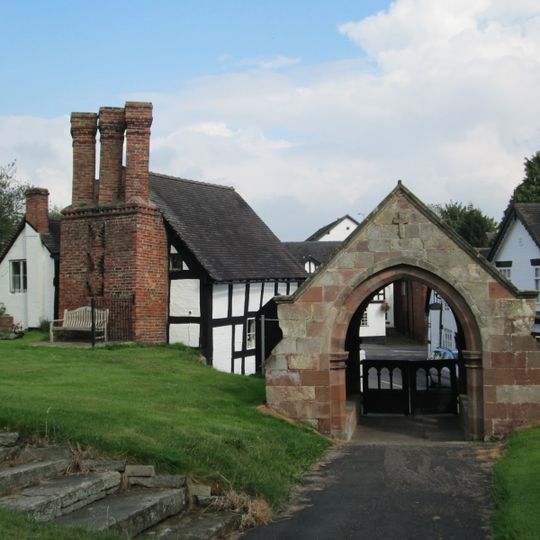 Lychgate approximately 35 metres to east of Church of St Luke