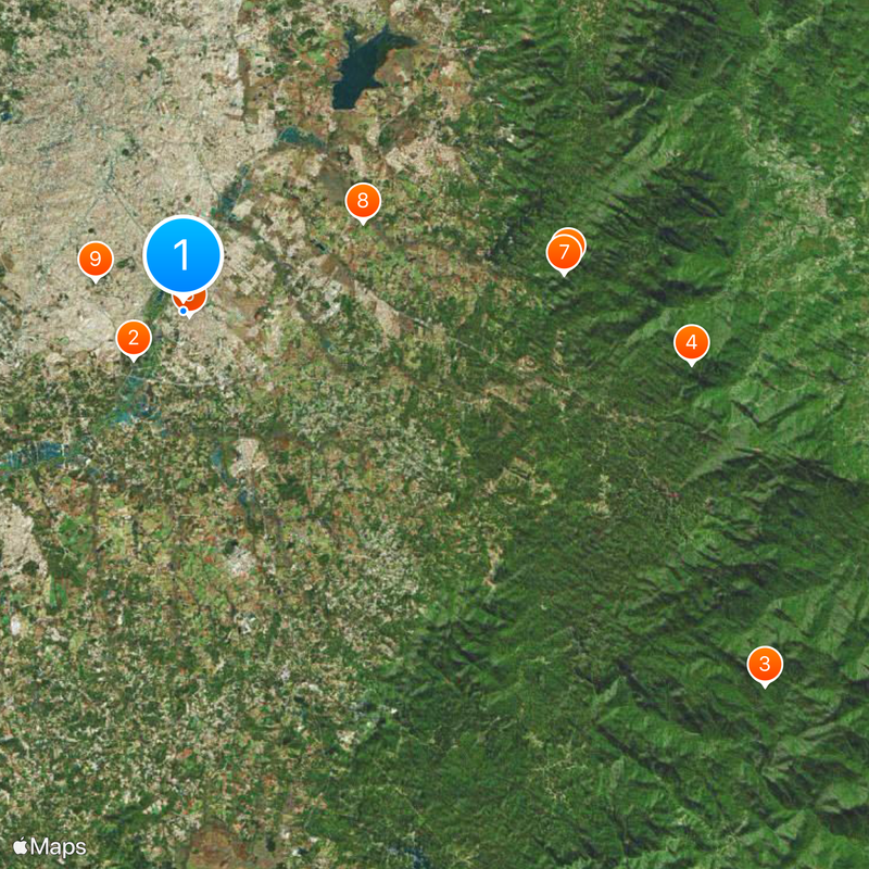 São José dos Pinhais Carte