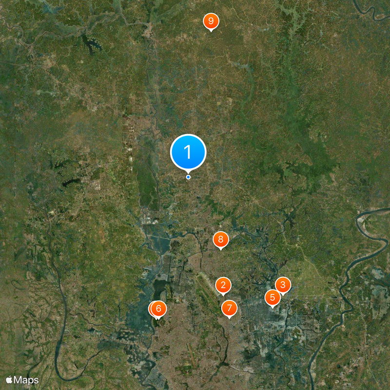 Bangladesh Open University Map