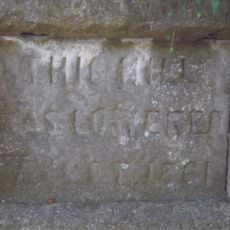 Cutting Revetment With Stone Tablet Situated At Ngr 788479