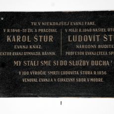 Ev. fara S. Zocha a D. Fajnora, tabuľa pamätná