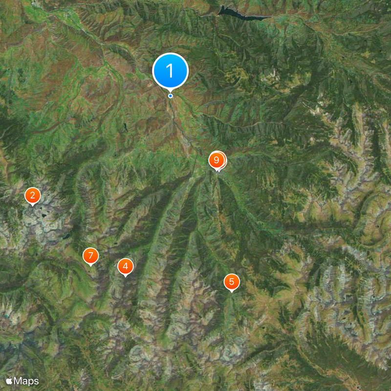 Woody Creek Map