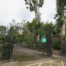 Gates Adjoining Number 1 At South West Entrance To The Grove