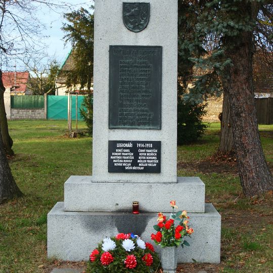 World War I memorial in Předhradí