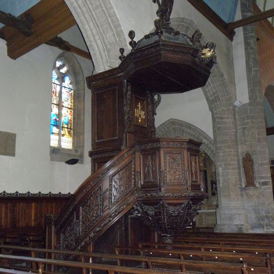 Chaire de l'église Saint-Pierre-et-Saint-Paul de Piré-sur-Seiche