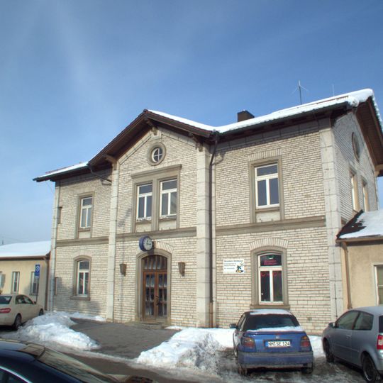Station building at Parsberg station