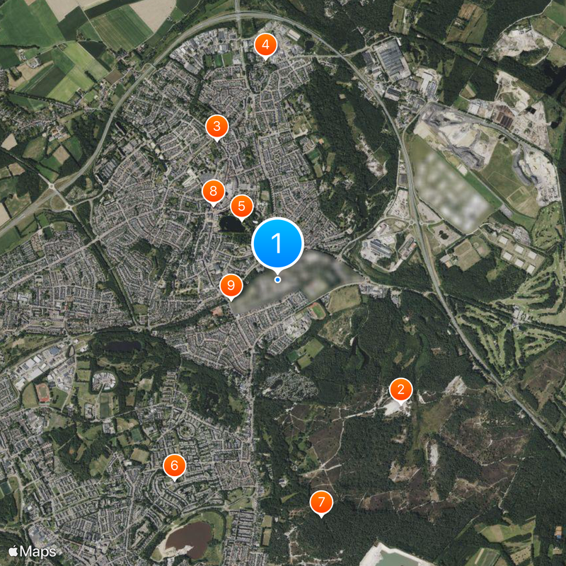 Allied Joint Force Command Brunssum Map