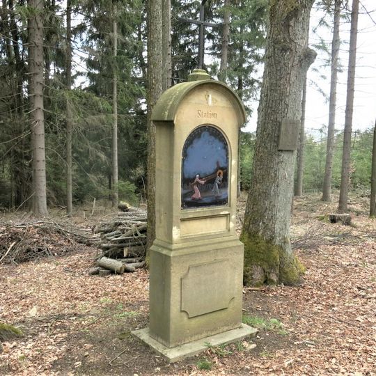 Kaplička V. zastavení křížové cesty na vrchu Jáchym
