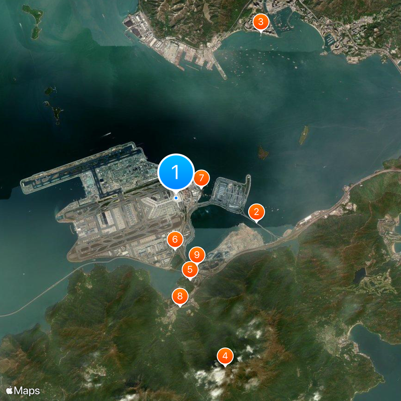Hong Kong International Airport Terminal 1 Map