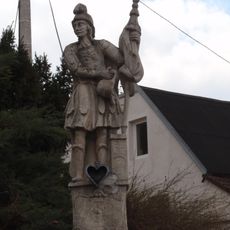 Socha svatého Floriána v Čelakovského ulici v Jaroměřicích nad Rokytnou