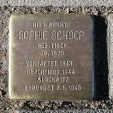 Stolperstein en memoria de Sophie Schoop
