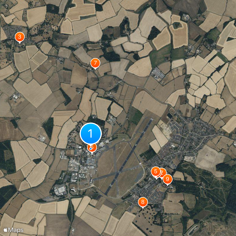 Cranfield University Map