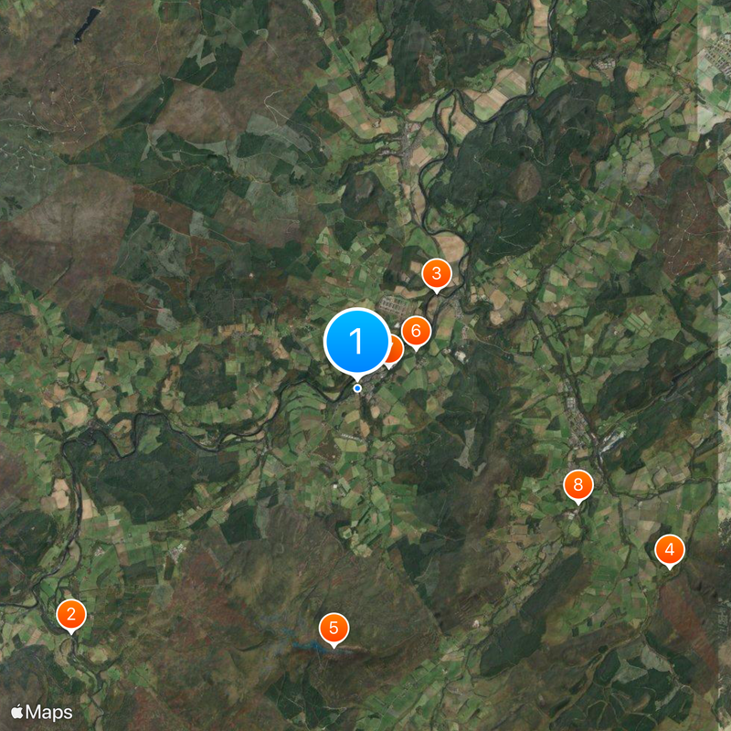 Aberlour distillery Map