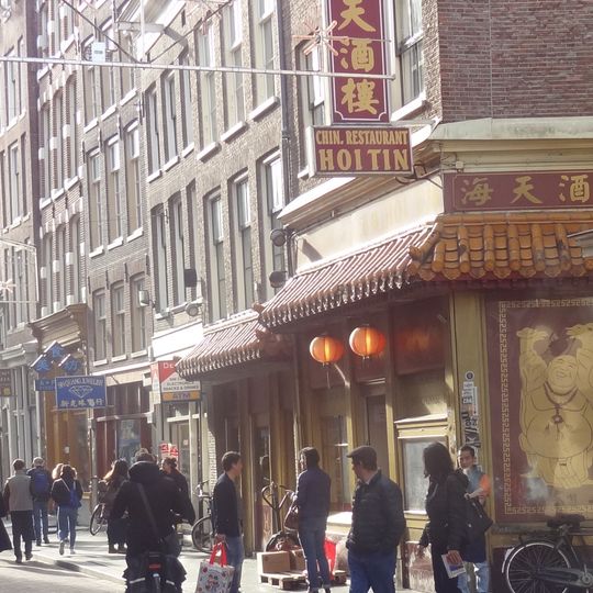 Pand met gevel onder rechte lijst