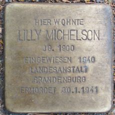 Stolperstein dedicated to Lilly Michelson