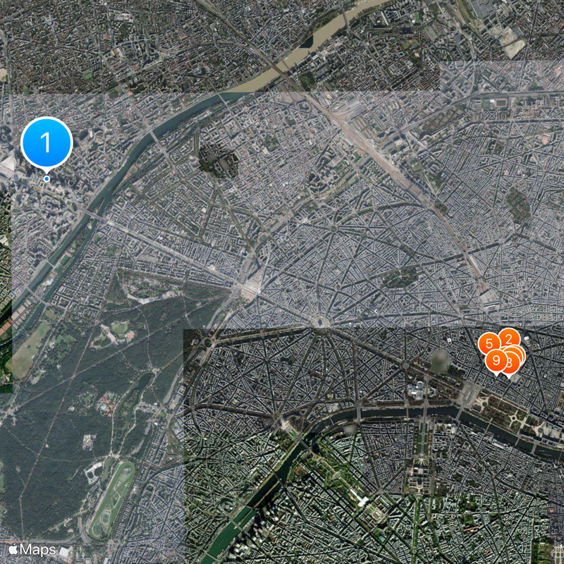 Euronext Paris Kaart