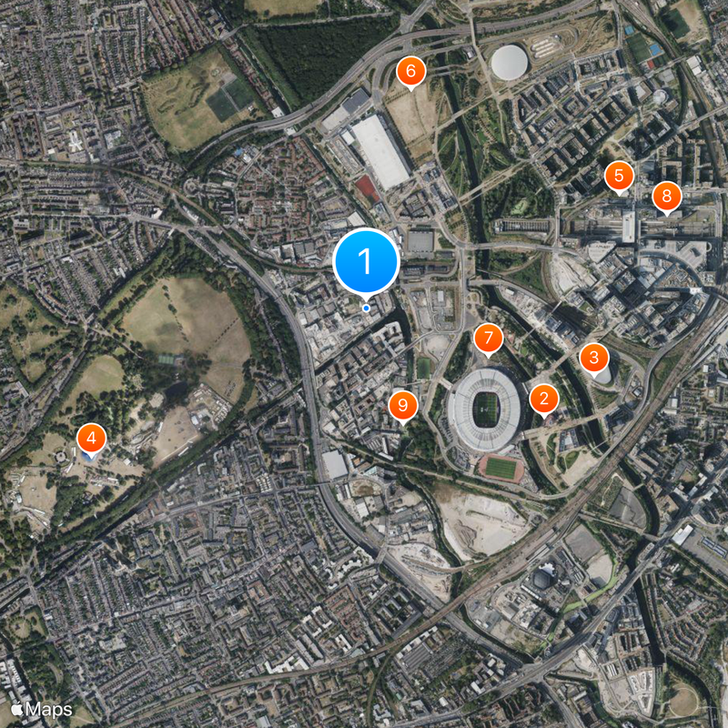 Hackney Wick Map