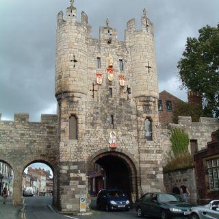 City wall from Baile Hill to Barker Tower, including Barker Tower and North Street Postern, Victoria Bar and Micklegate Bar