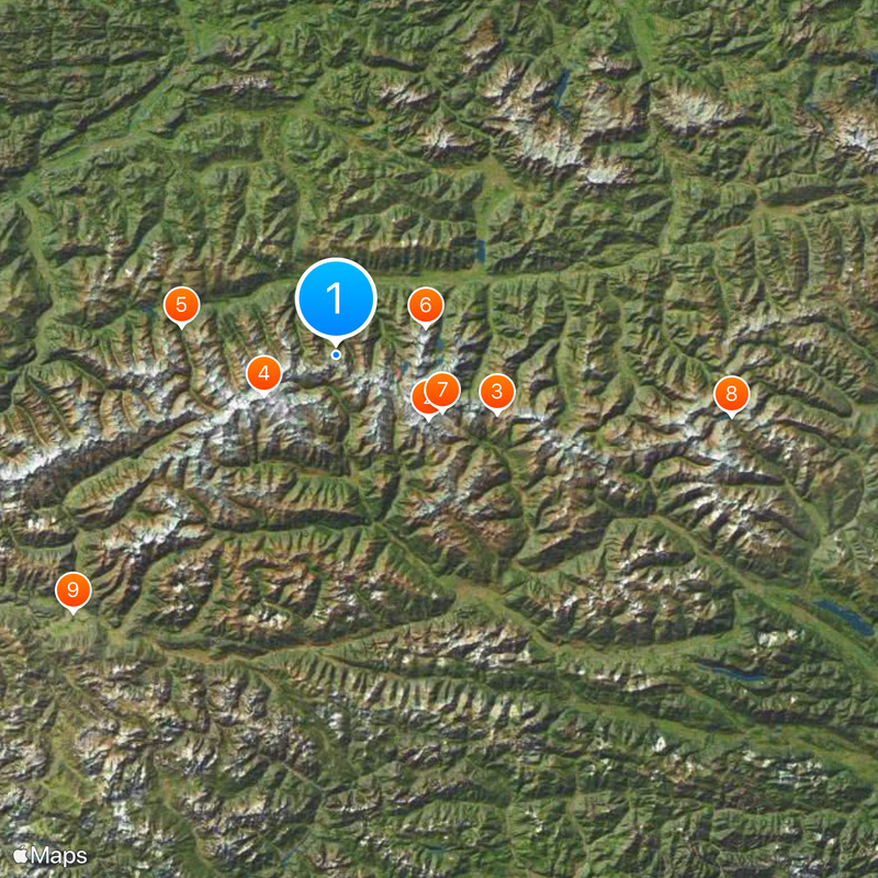High Tauern Map