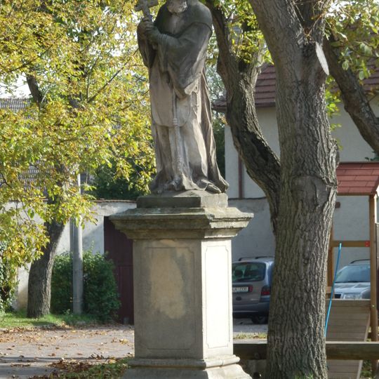 Socha svatého Františka z Pauly