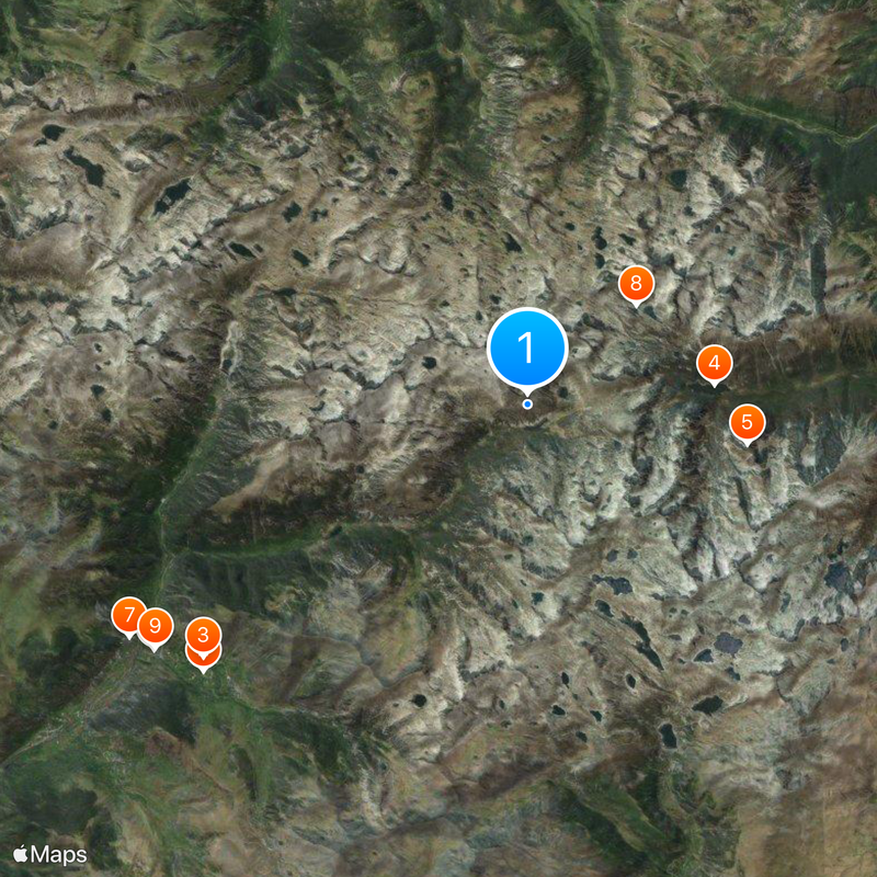 Aigüestortes i Estany de Sant Maurici National Park Map