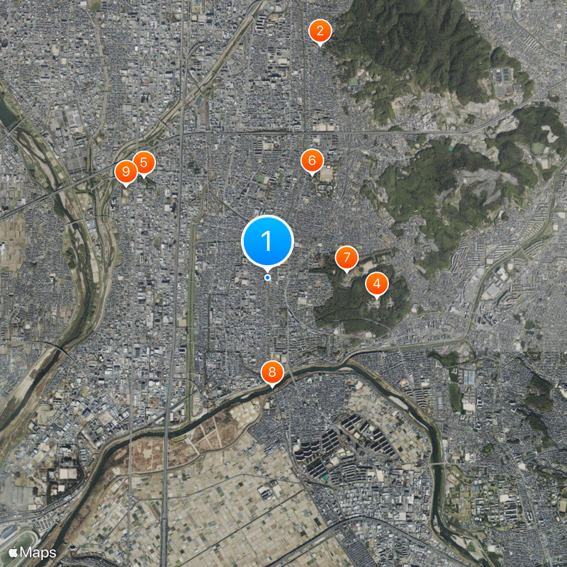 Tambabashi Station Map