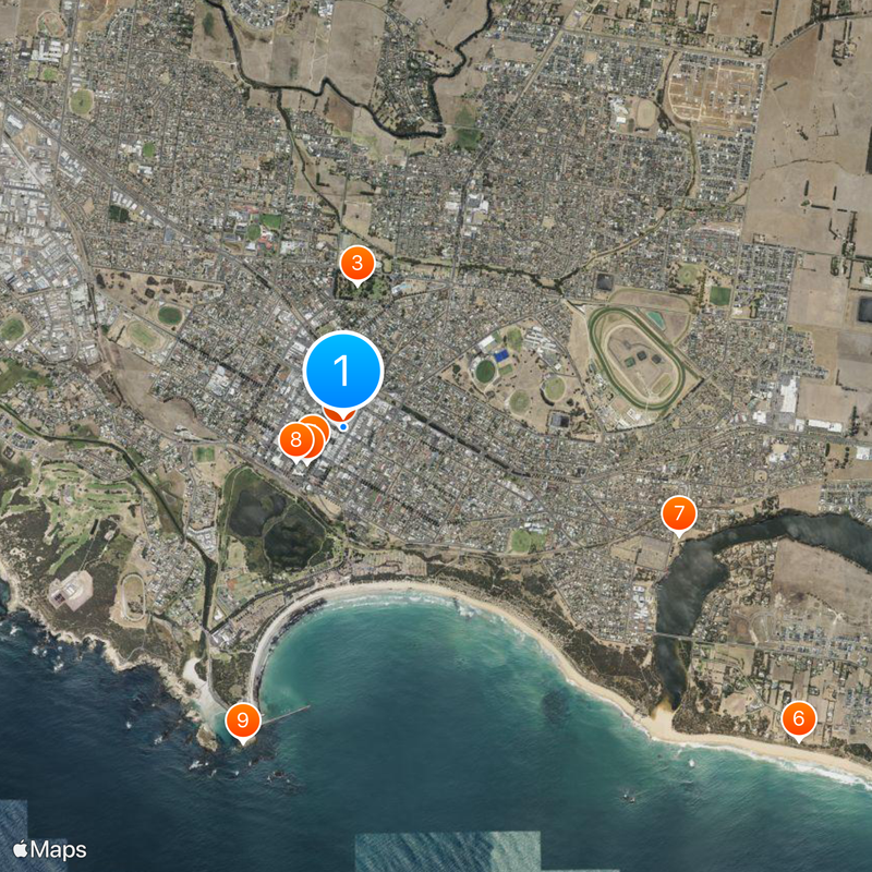 Warrnambool Map