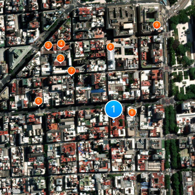 Santo Domingo convent Map