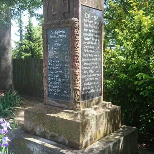 Denkmal für die Gefallenen des Ersten Weltkrieges Neue Gartenstraße -